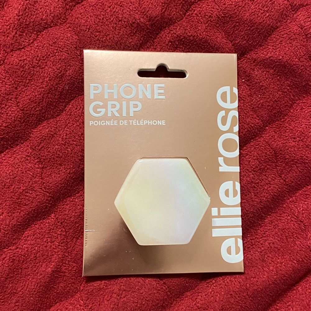 ELLIE ROSE Quartz Holographic Crystal Phone Grip